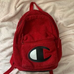 Red champion backpack